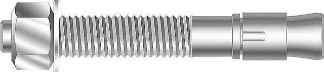 Main image of MKT FASTENING 2558812 SUP-R-STUD + Wedge Anchor, 5/8" Dia., 8-1/2" L, Steel