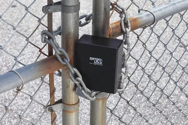 Alt view image 3 of 5 - Chain Lock Guard with Lock