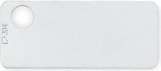 Main image of PANDUIT MT172-C316 Marker Plate, 316 Stainless Steel, 3/4 in H x 1 3/4 in W,