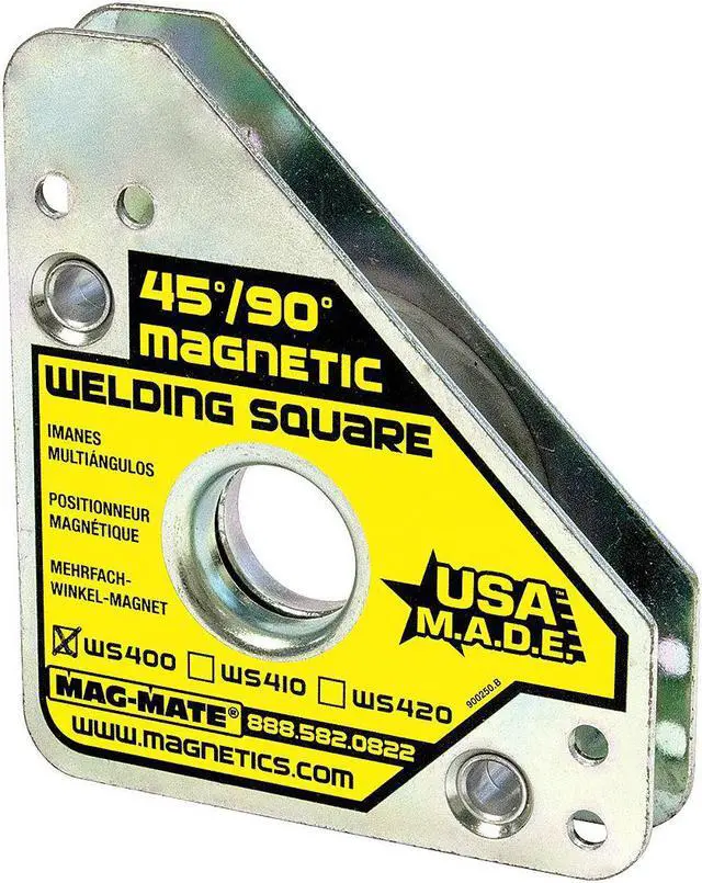 Alt view image 2 of 2 - MAG-MATE WS400 Magnetic Weld Square, 3-3/4x4-3/8in, 75lb