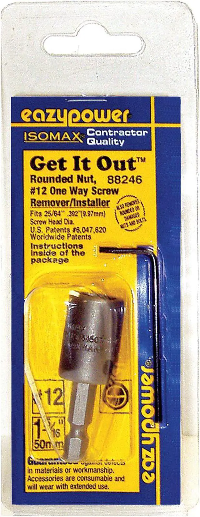 Alt view image 2 of 4 - Eazypower Corp #12 Screw & Nut Remover 88246 Unit: CARD
