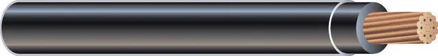 Main image of SOUTHWIRE 22955901 Building Wire, THHN, 14 AWG, 500 ft, Black, Nylon Jacket,