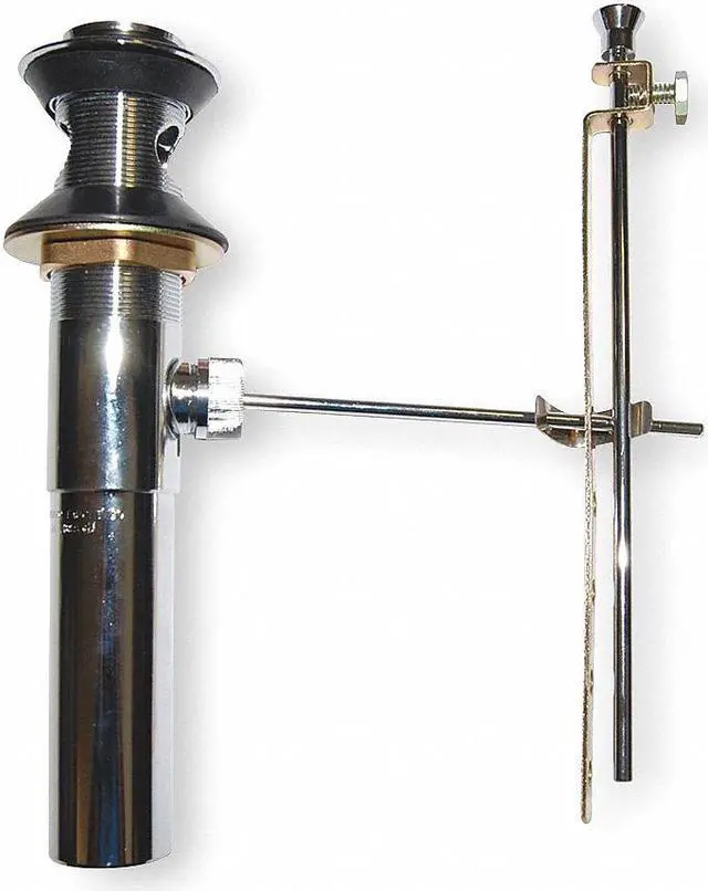 Alt view image 2 of 3 - CHICAGO FAUCET 1222-KJKCP Pop-Up Waste, Brass, 1 1/4 In Dia
