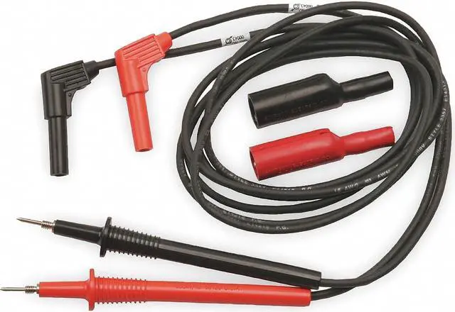 Alt view image 3 of 4 - SIMPSON ELECTRIC 00043 Test Lead,Black/Red,PR