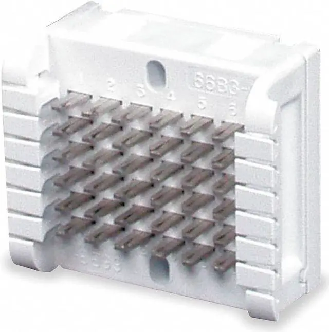 Alt view image 3 of 4 - HUBBELL PREMISE WIRING HPW66B36 Wiring Block,6-pair,6 x 6 block size
