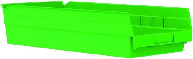 Alt view image 2 of 2 - AKRO-MILS 30158GREEN Green Shelf Bin, 17-7/8"L x 8-3/8"W x 4"H