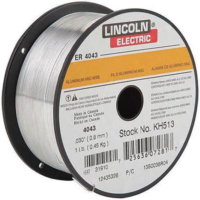 Alt view image 2 of 4 - LINCOLN ELECTRIC KH513 MIG Welding Wire,4043,.030,Spool