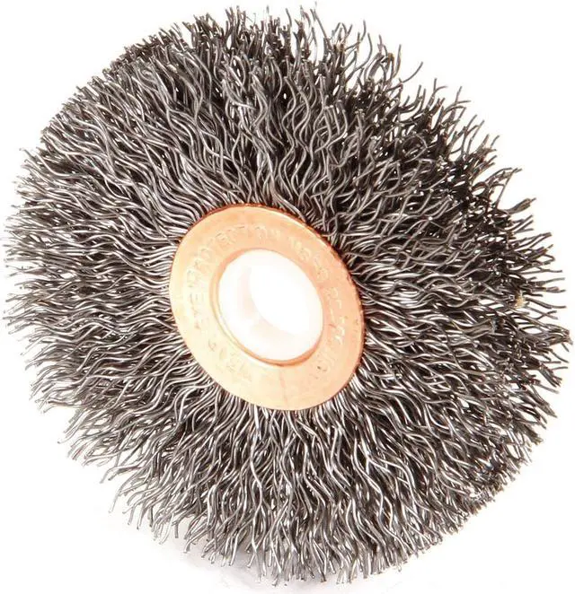 Alt view image 3 of 4 - WEILER 90854 Crimped Wire Wheel Wire Brush, Arbor, 2-1/2"