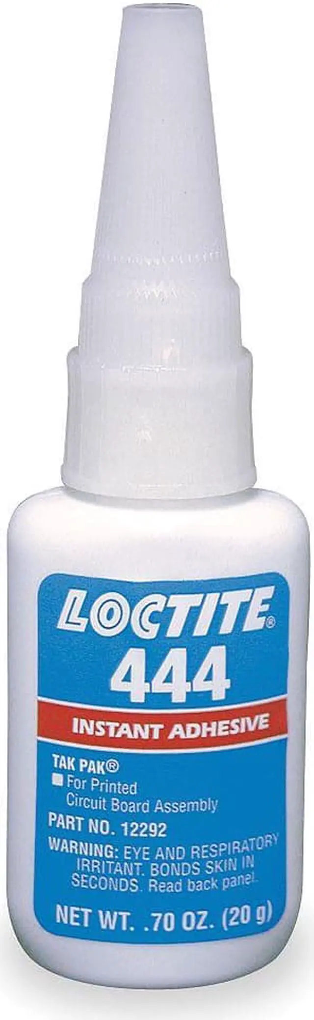 Alt view image 2 of 3 - LOCTITE 135241 Instant Adhesive,20g Bottle,Clear Tak Pak 444(TM)