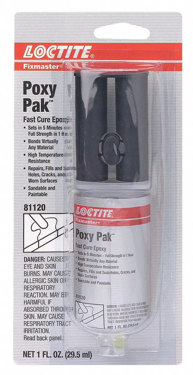 Alt view image 4 of 7 - Loctite - 1324007 - Fixmaster Poxy Pak , Fast Cure Epoxy (MOQ=12)