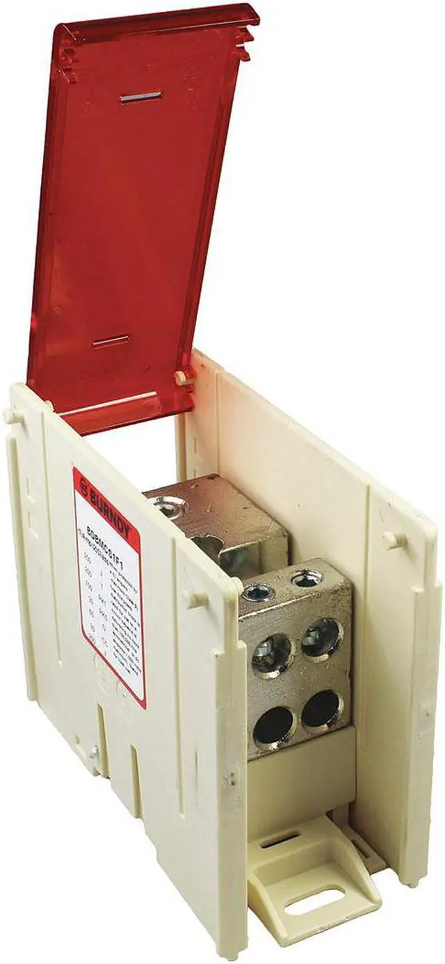 Main image of BURNDY BDBMCSCOVER Power Distribution Block Cover,4.50 in.L