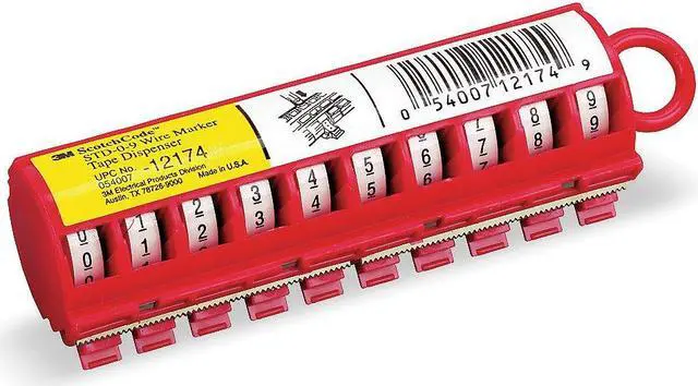 Alt view image 2 of 6 - 3M STD-0-9 ScotchCode™ Wire Marker Tape Dispenser