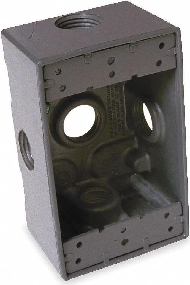 Main image of BELL OUTDOOR 5323-0 Weatherproof Electrical Box, 18.3 cu in, Outlet Box Type, 1
