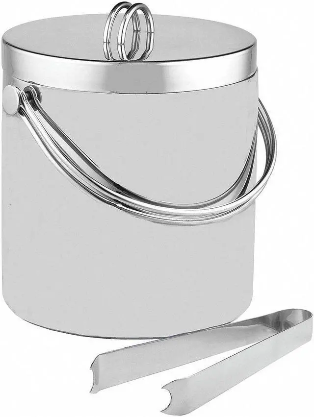 Main image of TABLECRAFT H303 Double Wall Ice Bucket w Tongs