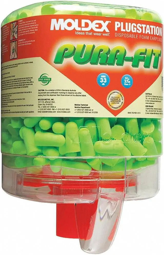 Alt view image 3 of 10 - Ear Plugs, 33dB, W/o Cord, Univ, PK250