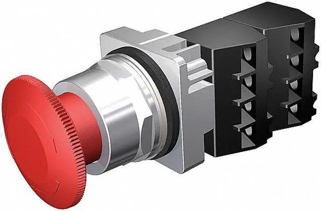 Main image of Siemens Non-Illuminated Push Button 30mm Red  Metal  52PR8W2G