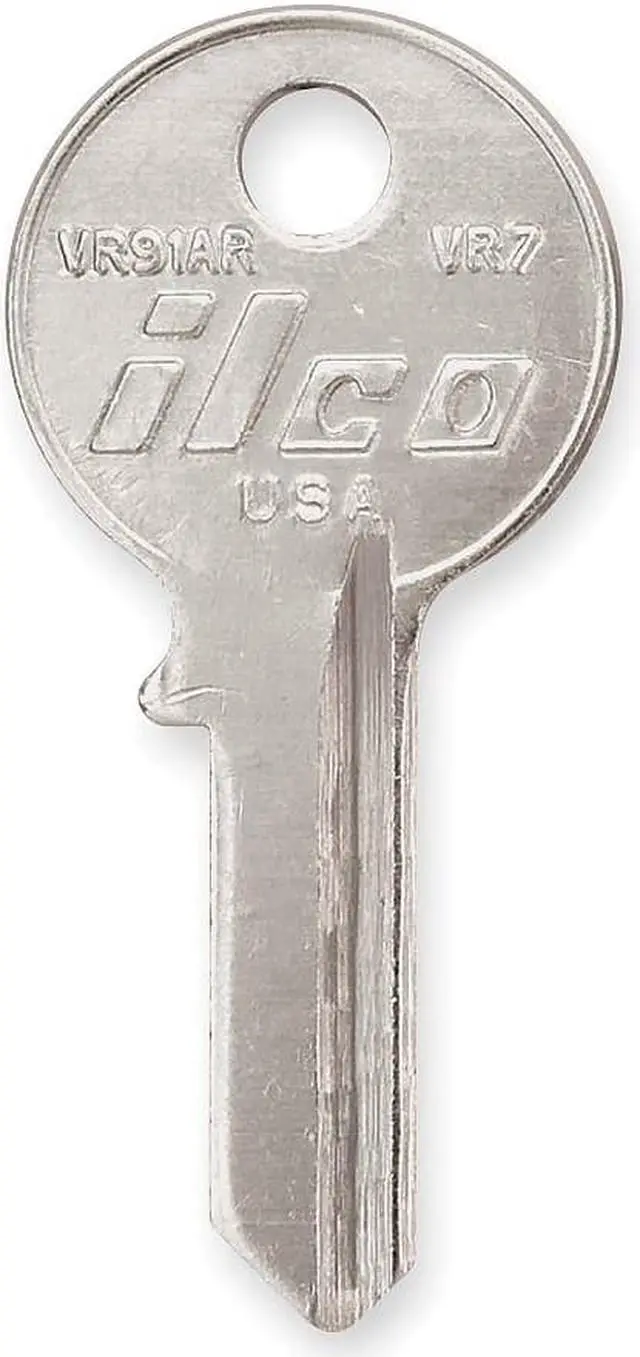 Main image of Key Blank, Brass, Type VR7,4 Pin, PK10