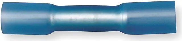 Main image of 3M MH14BCX Butt Splice Wire Connector, 14 AWG Max, Blue, Polyolefin Insulation,