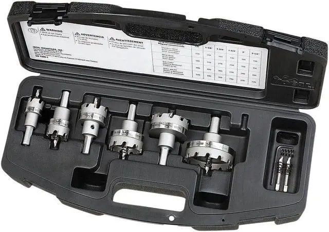 Alt view image 2 of 5 - IDEAL 36-314 Carbide Hole Cutter Set,8 Pc