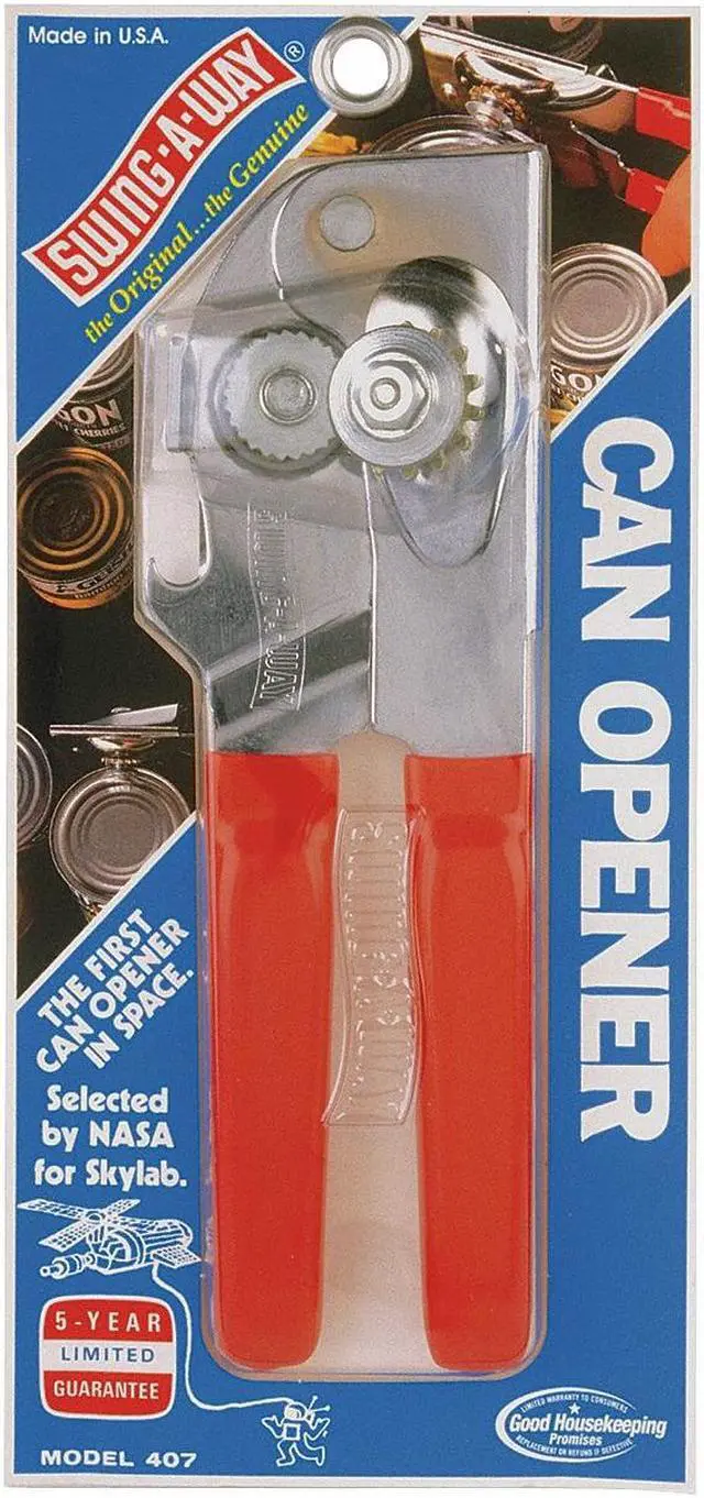 Alt view image 2 of 2 - CRESTWARE CO407R Red Portable Can Opener
