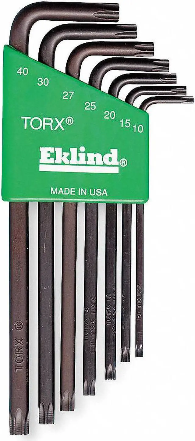 Alt view image 2 of 3 - Torx Key Set, T10 - T40, L-Shaped, Long