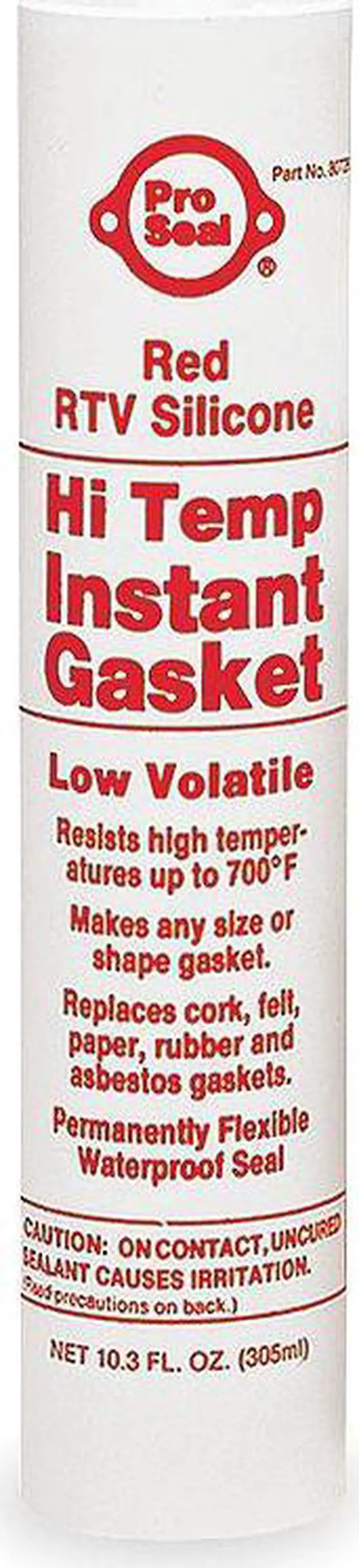 Main image of PRO SEAL 80728 RTV Silicone Gasket Maker, Low Volatile Hi-Temp, 11.1 oz,