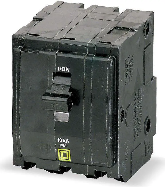 Alt view image 3 of 4 - SQUARE D QO320 Miniature Circuit Breaker, QO Series, 20A, 3 Pole, 120/240V AC,