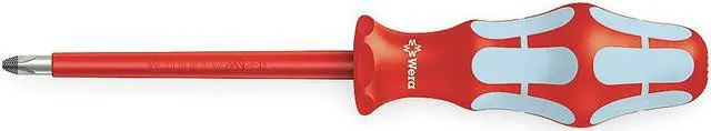 Main image of WERA 05022734001 Ins Screwdriver,Phillips,#2x4 In,Round