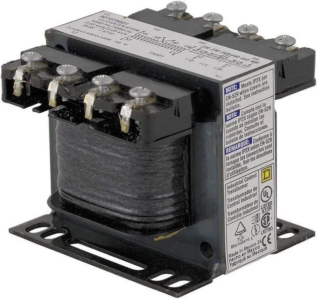 Main image of SQUARE D 9070T50D23 Control Transformer,50VA,120/240VAC