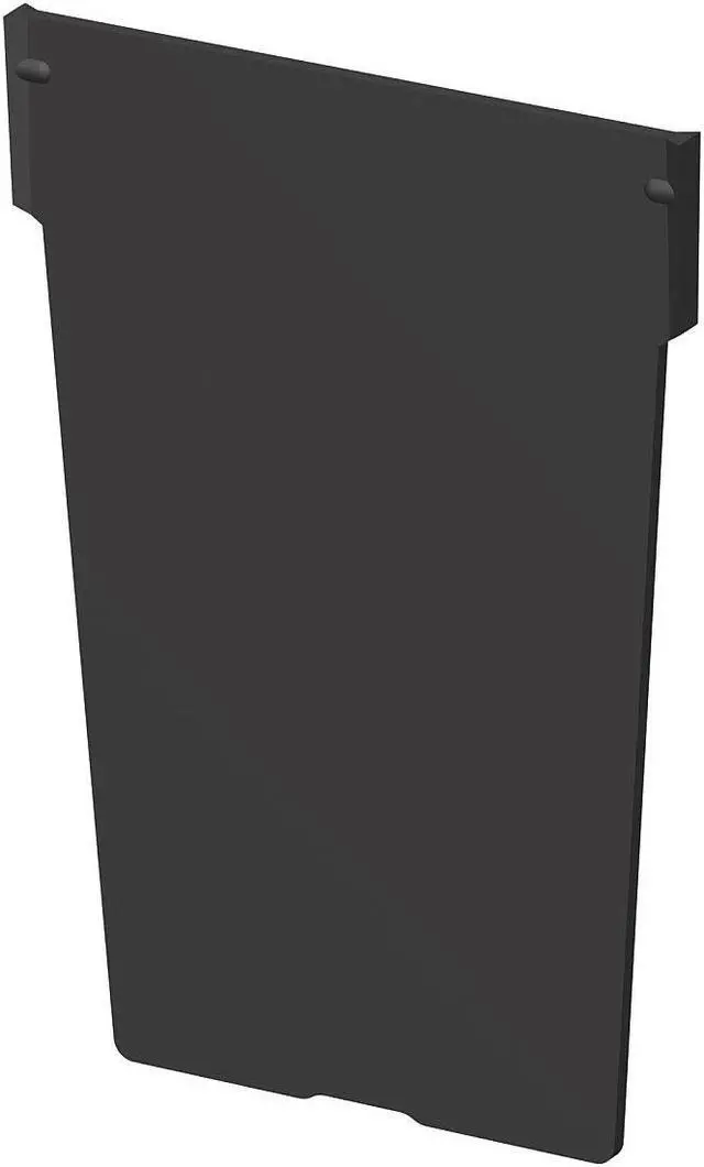 Alt view image 2 of 4 - AKRO-MILS 40020 Plastic Divider, Black, 4 1/8 in L, 4 7/8 in H, 12 PK