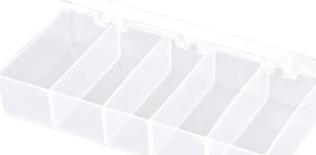 Main image of FLAMBEAU T215 Compartment Box with 5 compartments, Plastic, 1 3/8 in H x 3-3/16