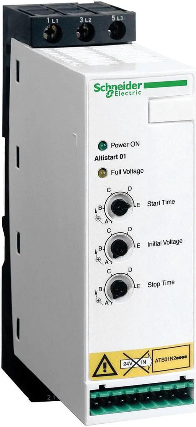 Main image of SCHNEIDER ELECTRIC ATS01N232RT Soft Start,440-480VAC,32A,3 Phase