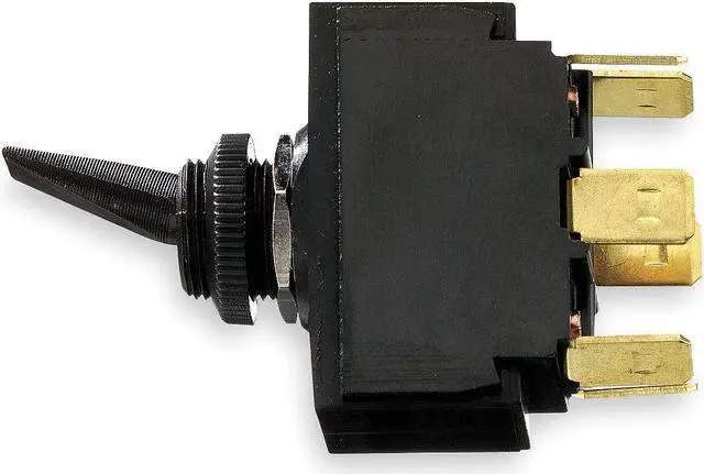 Alt view image 3 of 4 - HUBBELL WIRING DEVICE-KELLEMS M223SP Marine Toggle Switch, DPDT, 6 Connections,