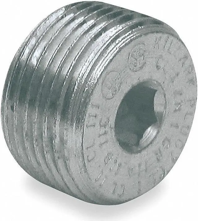 Main image of HUBBELL KILLARK PLUG2 Haz Loc Plug, 3/4 in, Threaded, Steel, Powder Coated, Gray