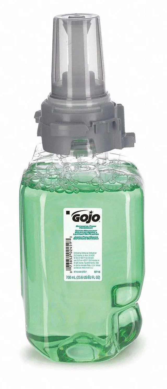 Alt view image 9 of 9 - Gojo 871604 Botanical ADX-7 Foam Soap Botanical Scent - 23.7 fl oz (700 mL) - 1 Each