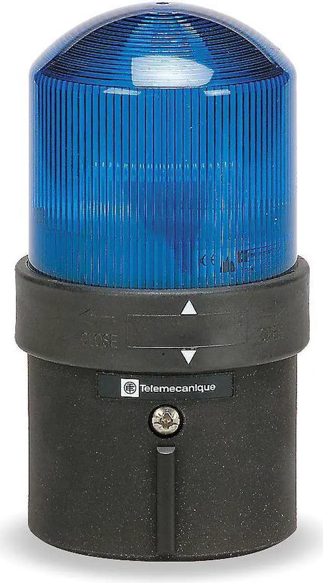 Main image of SCHNEIDER ELECTRIC XVBL8G6 Warning Light,Strobe Tube,Blue,120VAC