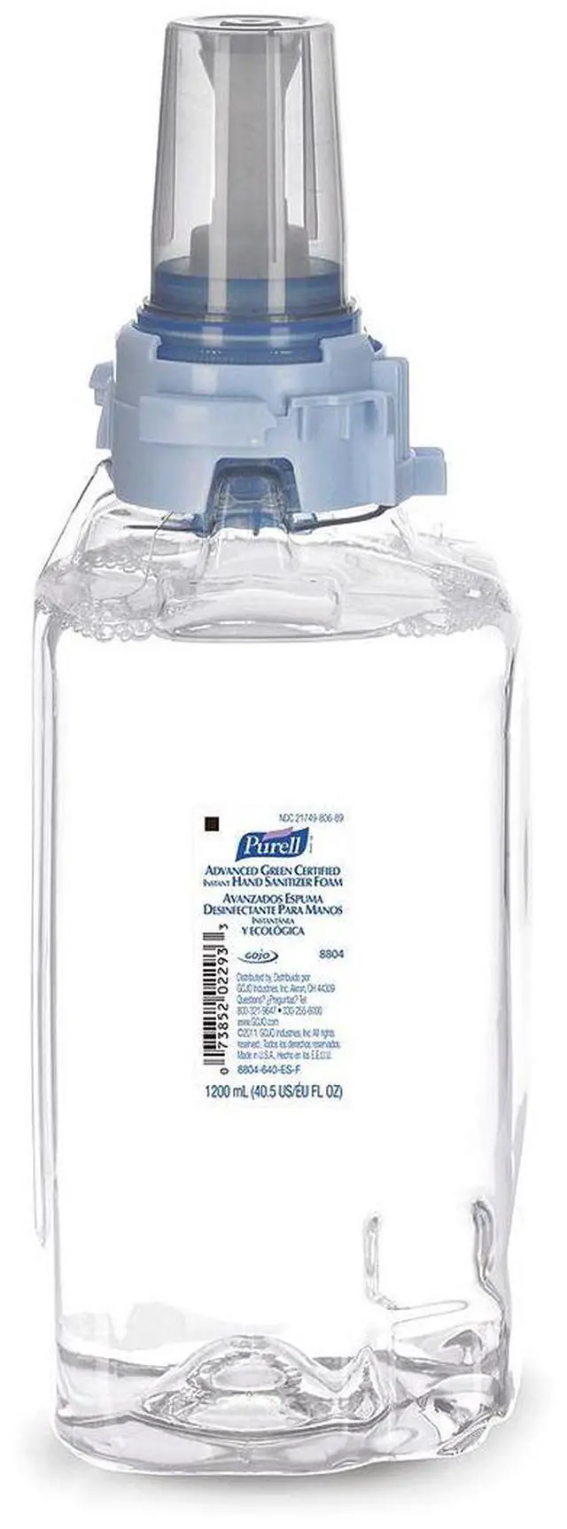 Alt view image 4 of 10 - Purell 880403CT Instant Hand Sanitizer Refill, 1200mL, FragranceFree, 3/Carton, 1 Carton