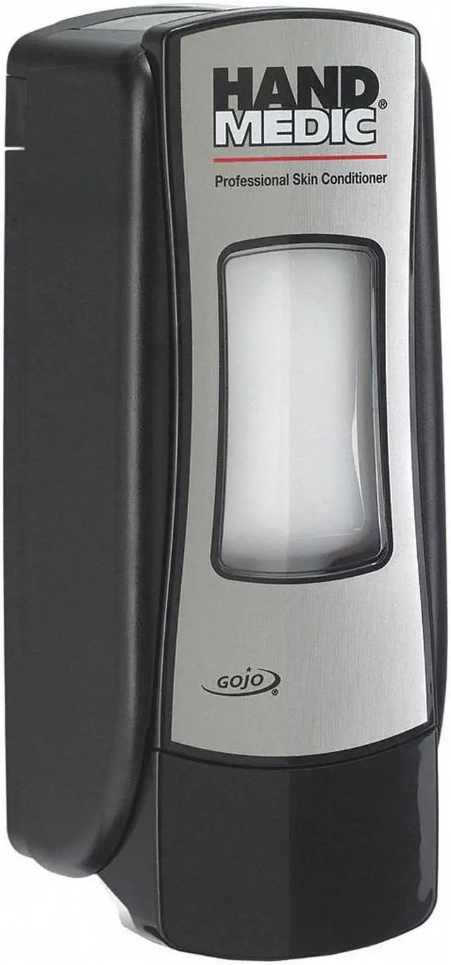 Main image of GOJO 8782-06 Soap/Lotion Dispenser,700mL,Black, Push Style