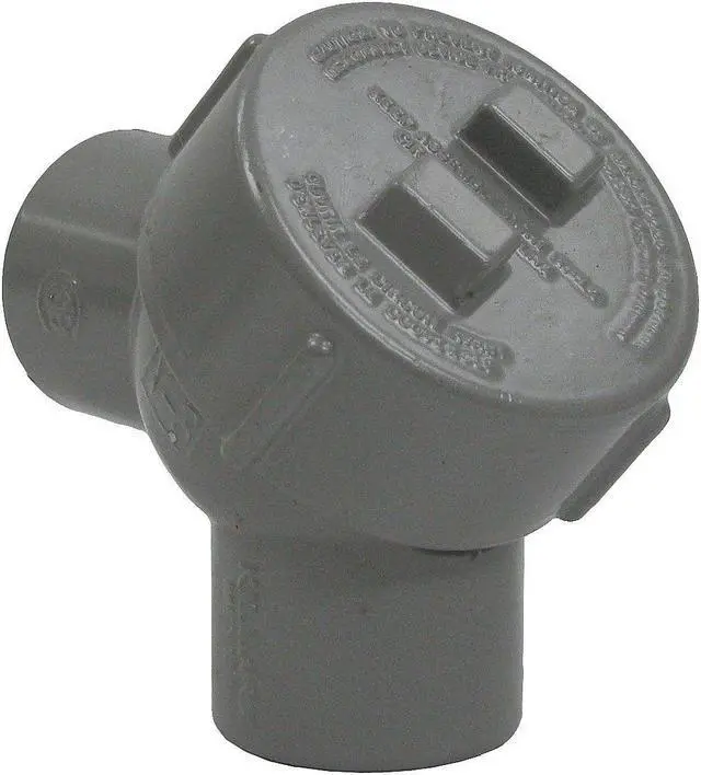 Main image of HUBBELL KILLARK Y-1 IMC Elbow, 1/2 in, Threaded, Aluminum, Polished, Gray