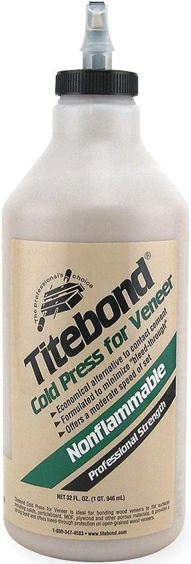 Main image of TITEBOND 5175 Instant Adhesive, Tan, 15 to 20 min Full Cure, 1 qt, Syringe