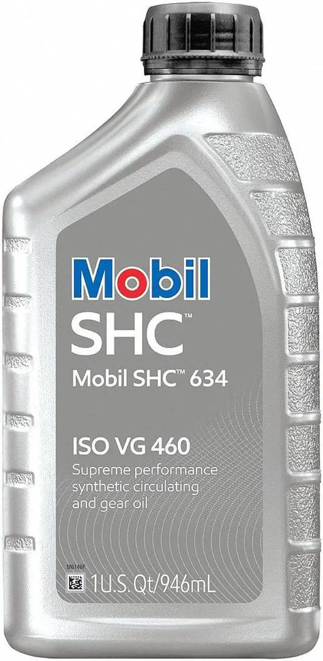 Alt view image 3 of 3 - MOBIL 123018 Gear Oil, Bottle, 1 qt, SHC 634, 460, Orange