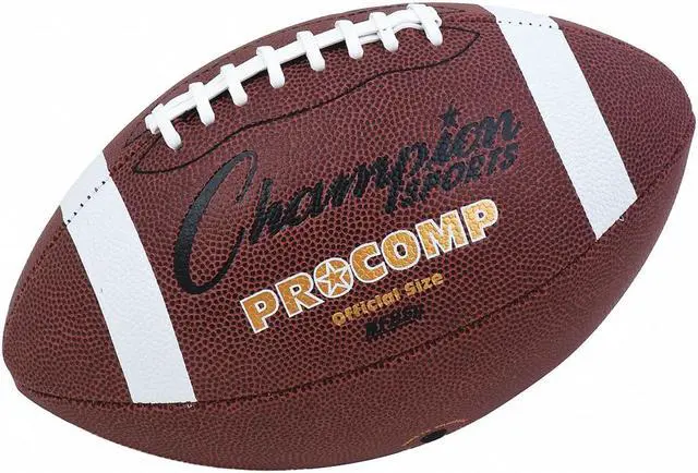 Alt view image 5 of 6 - Champion Sports Official Size Pro Composition Football - 11.50" - Official