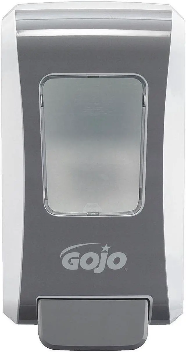 Alt view image 7 of 20 - FMX-20 2000mL Foam Soap Dispenser, Push-Style, White/Gray GOJO 5270-06