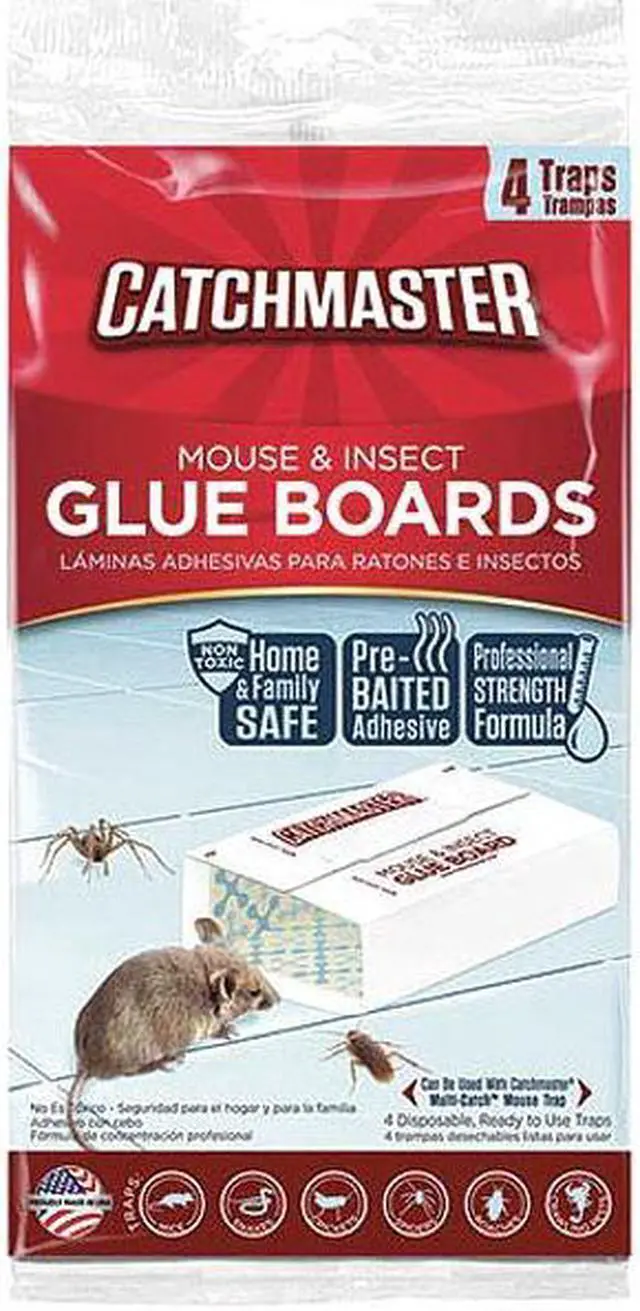 Alt view image 2 of 4 - CATCHMASTER 18-72 Glue Trap,8-1/2 In. L,5-1/4 In. W,PK4