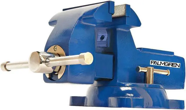 Alt view image 2 of 2 - PALMGREN P745 5" Standard Duty Combination Vise with Swivel Base
