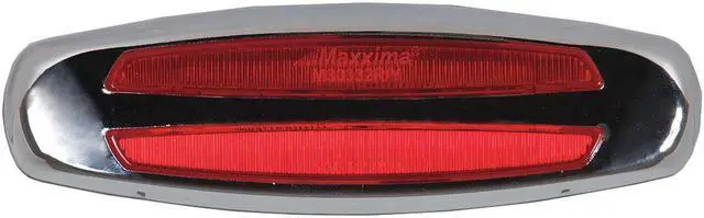 Main image of Maxxima Red Clearance Marker Light, J2042, J592e, P2, P3, Permanent, Oval