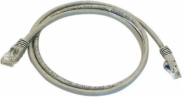 Alt view image 5 of 9 - Monoprice Cat5e Ethernet Patch Cable - Network Internet Cord - RJ45, Stranded, 350Mhz, UTP, Pure Bare Copper Wire, 24AWG, 3ft, Gray