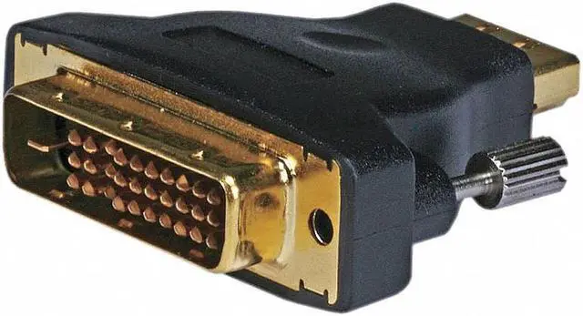 Alt view image 2 of 10 - Monoprice M1-D(P&D) Male to HDMI Female Adapter (Gold Plated Connector) For Use With M1 Ports On Infocus Projectors