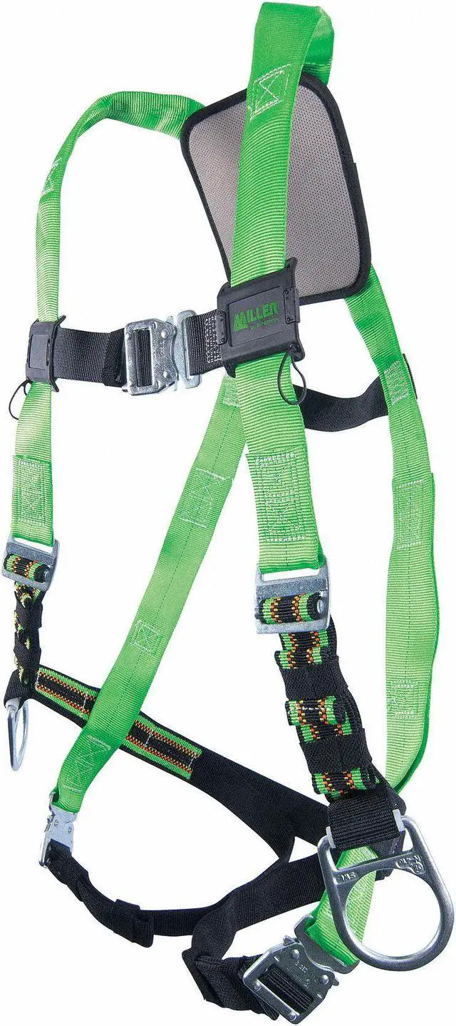 Alt view image 3 of 4 - HONEYWELL MILLER P950QC-7/UGN Full Body Harness, Vest Style, L/XL, Polyester,