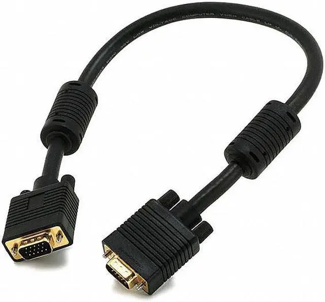 Alt view image 2 of 7 - Monoprice Inc. Svga Super Vga M/M Monitor Cable 1.5Ft